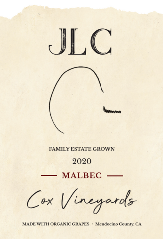 Case of 2020 JLC Malbec
